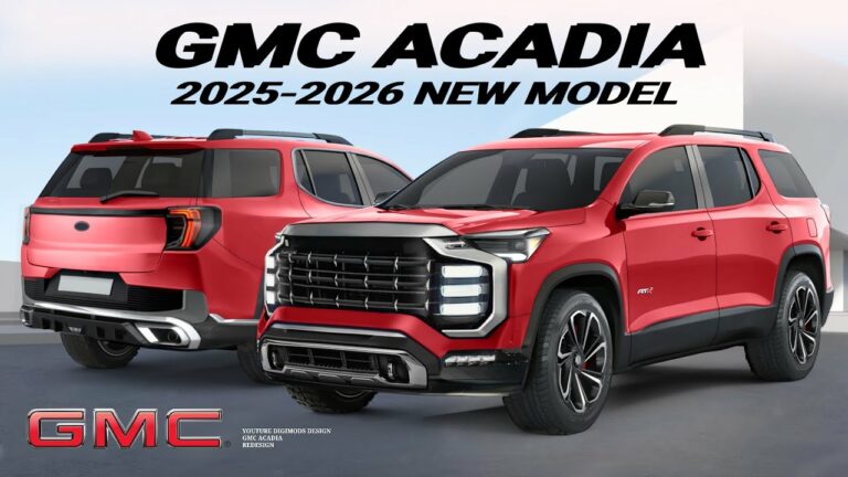 2026 Gmc Acadia Limited Redesign