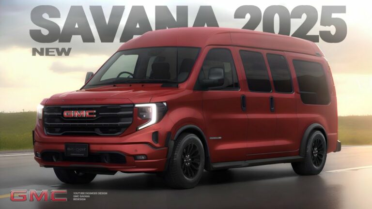 New Gmc Savana Passenger Van 2026 Redesign